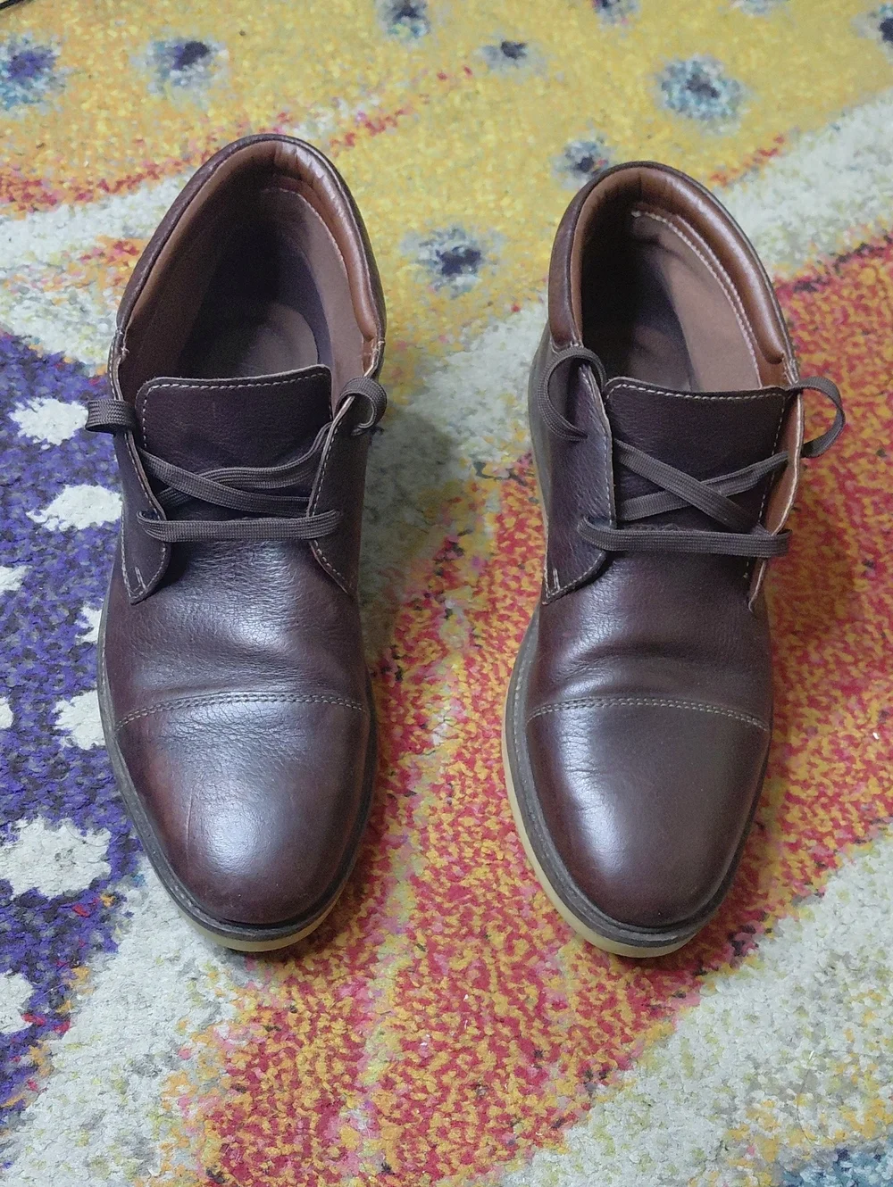 Clarks Grandin Top Chukka Boots Lace-Up Dress Shoes